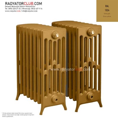 Kdr-6-75 Kolonlu Döküm Radyatör, Ral 1024 | Dilim 29